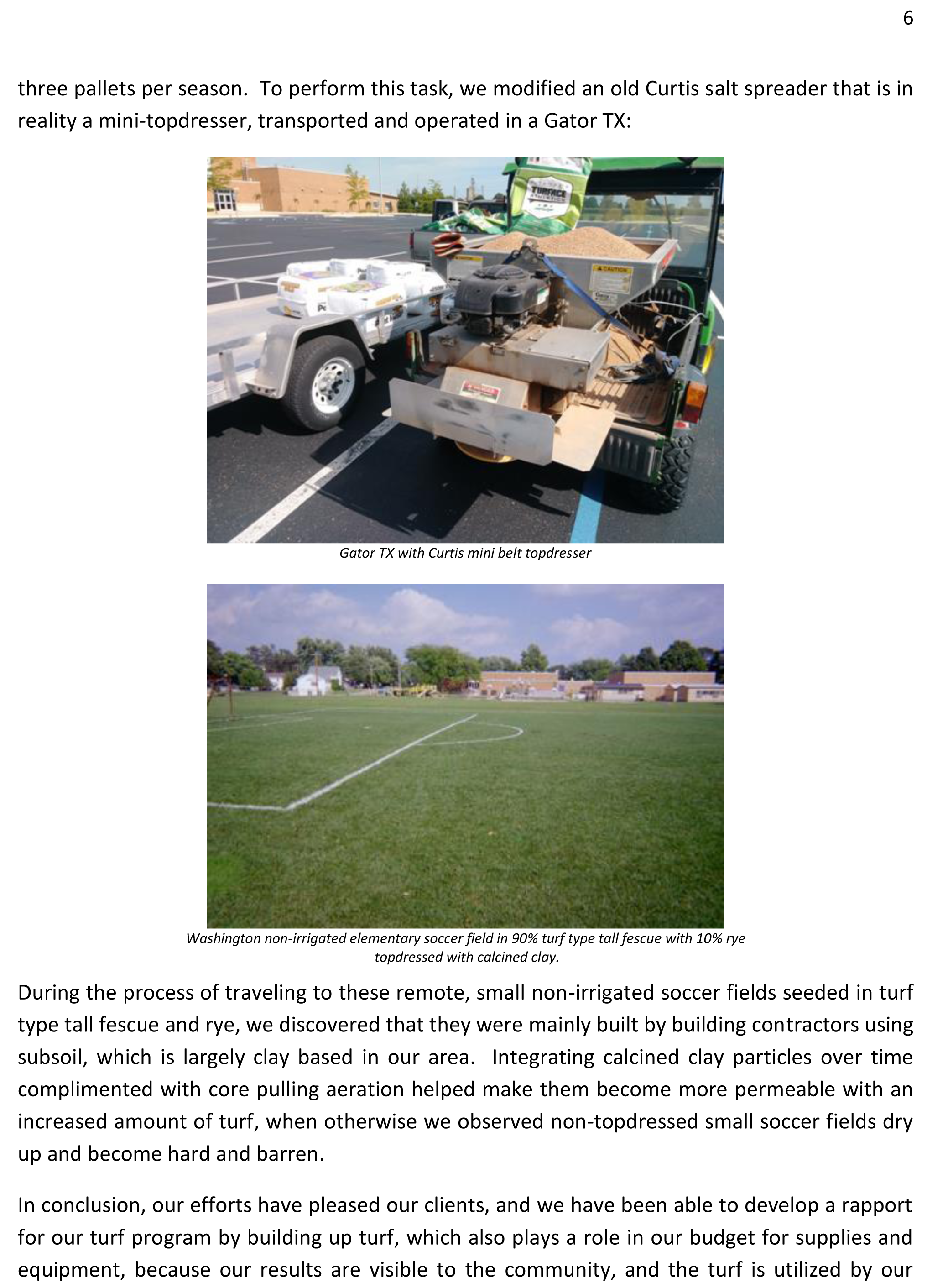 Foundations of Turfgrass Management, Mr. Michael Henry, page 6
